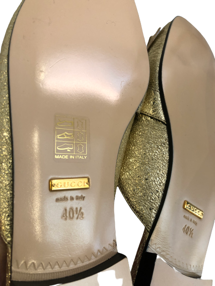 CIABATTINE ORO GUCCI MARMONT