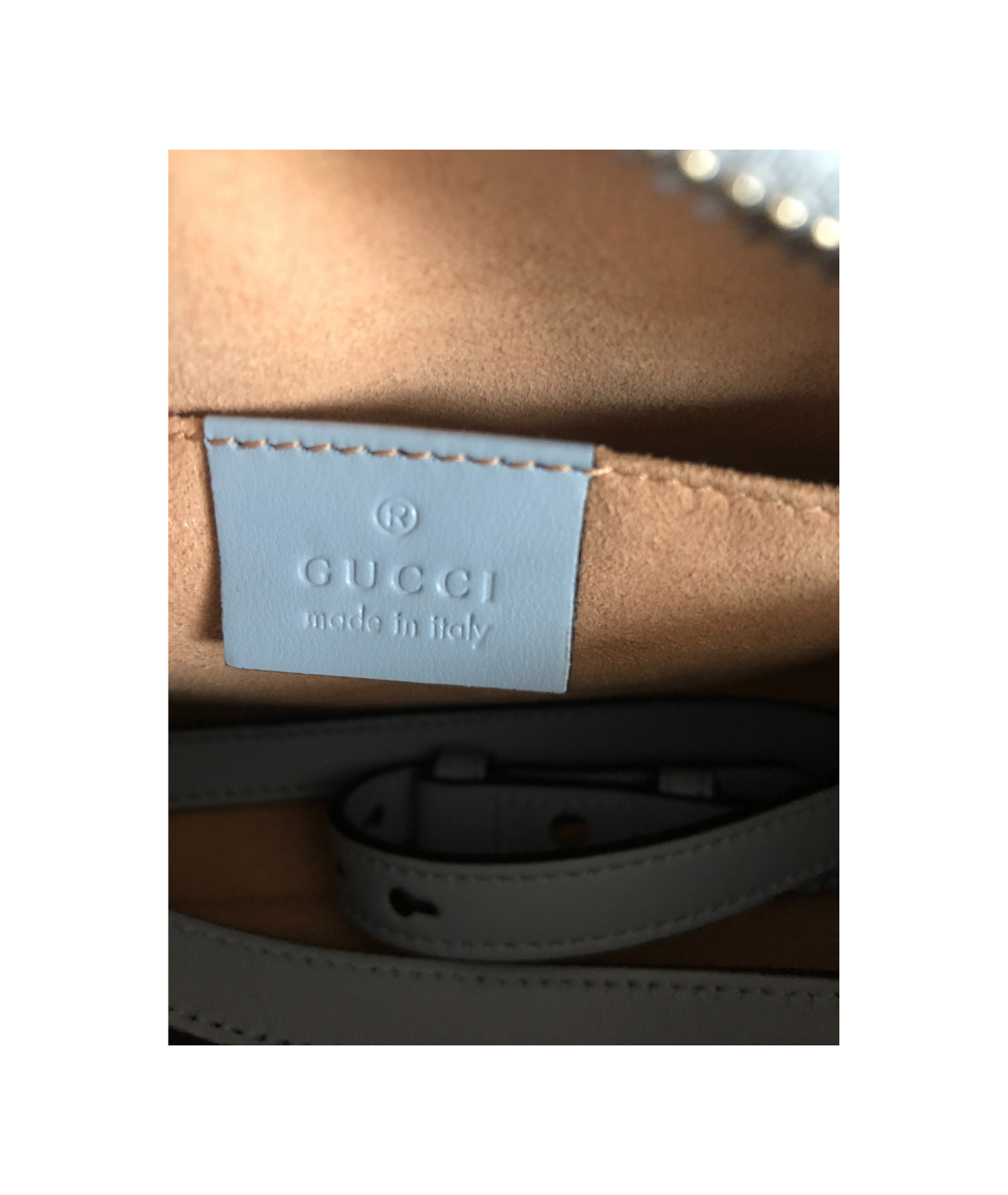 Gucci sales marmont azzurra