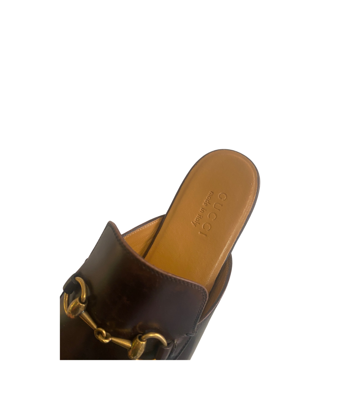 SLIPPER GUCCI MARRONE
