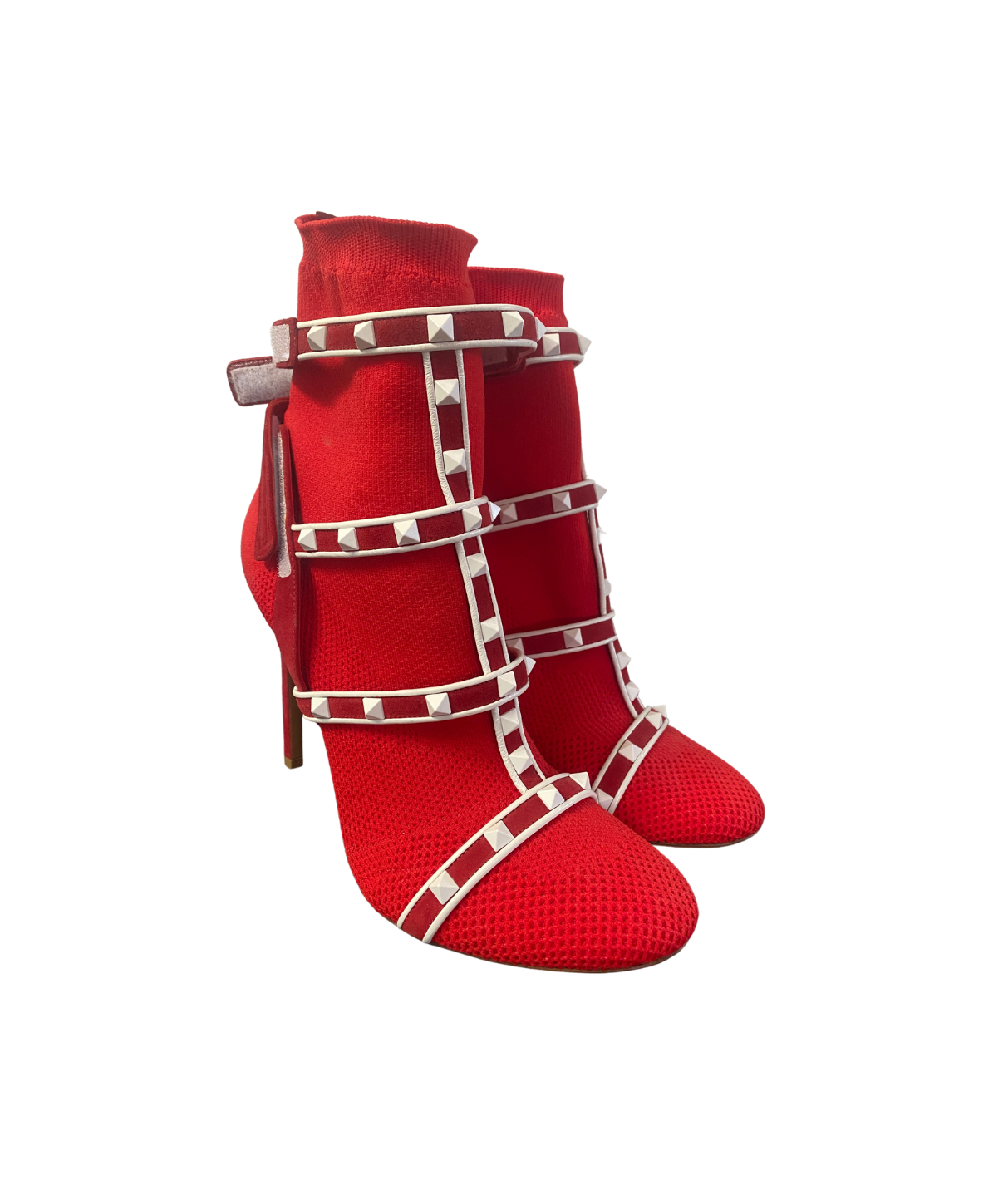 STIVALETTO VALENTINO ROCKSTUD ROCKSTUD ROSSO Julietteviataglio